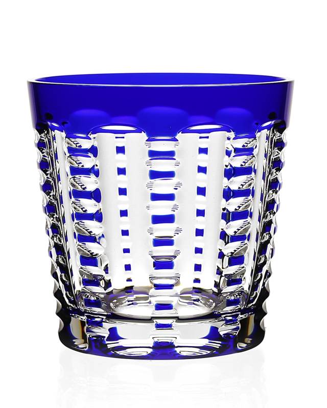 Lulu Sapphire Double Old-Fashioned Glass